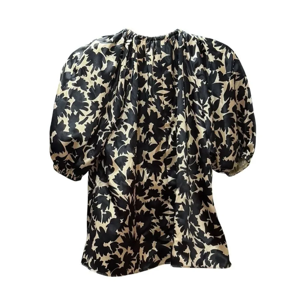 Ulla Johnson Elvia Blouse in Sapphire NWT Size 2